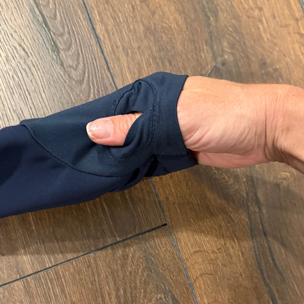 Women's Navy Softshell Jacket - Picture 11 of 11
